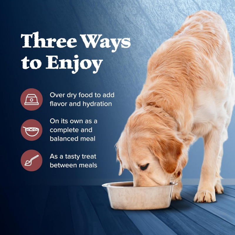 Blue Buffalo Wilderness Wolf Creek Stew High Protein, Natural Wet Food for Dogs, Hearty Salmon Stew in Gravy, 12.5-oz cans, 12 Count