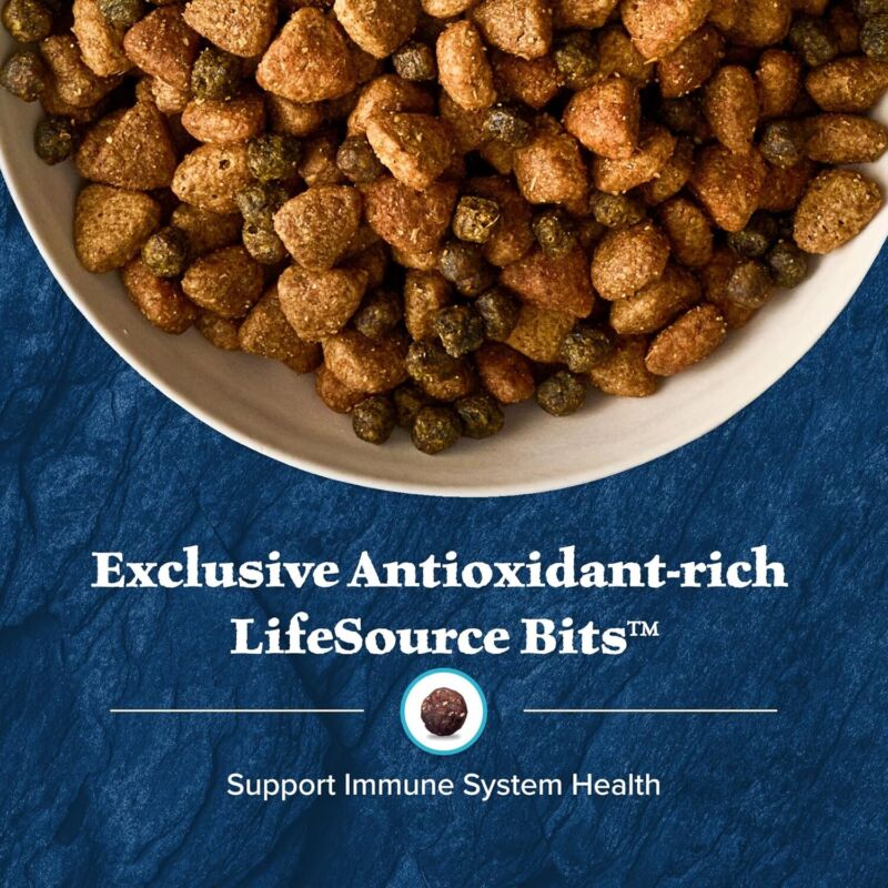 Blue Buffalo Wilderness Adult High-Protein Dry Dog Food with Real Salmon, Grain-Free, Made in the USA with Natural Ingredients, Salmon, 24-lb Bag