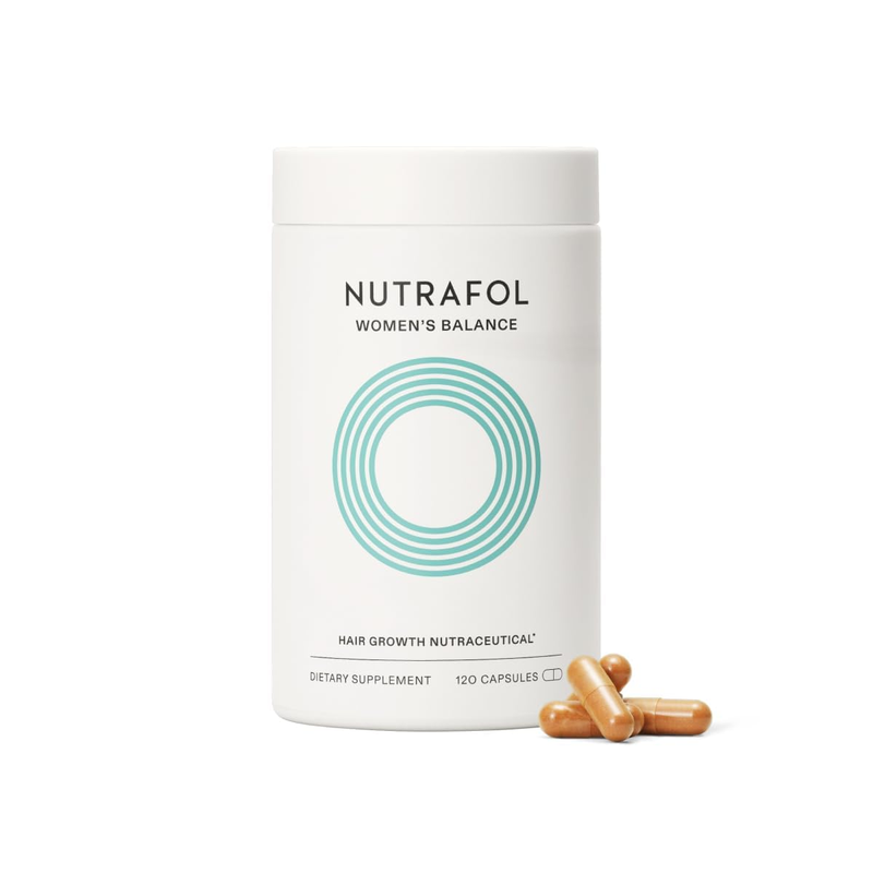 Nutrafol Women's Balance Hair Growth Supplements, Ages 45 and Up, Clinically Proven for Visibly Thicker Hair and Scalp Coverage, Dermatologist Recommended - 1 Month Supply : Beauty & Personal Care