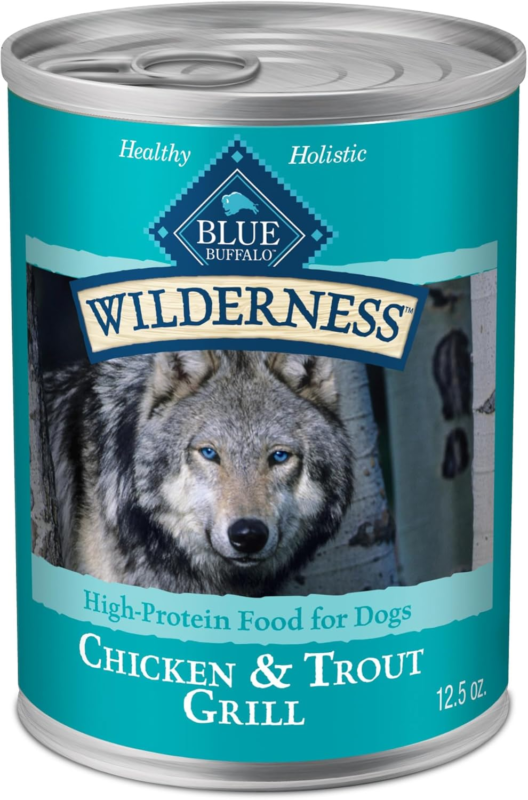 Blue Buffalo Baby BLUE Natural Wet Food for Puppies, Healthy Growth Formula with DHA, Turkey & Vegetable Recipe, 12.5-oz. Cans, 12 Count
