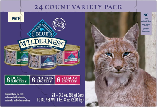 Blue Buffalo Tastefuls Flaked Wet Cat Food, Made with Natural Ingredients, Tuna Entrée in Gravy, 5.5-oz Cans (24 Count)