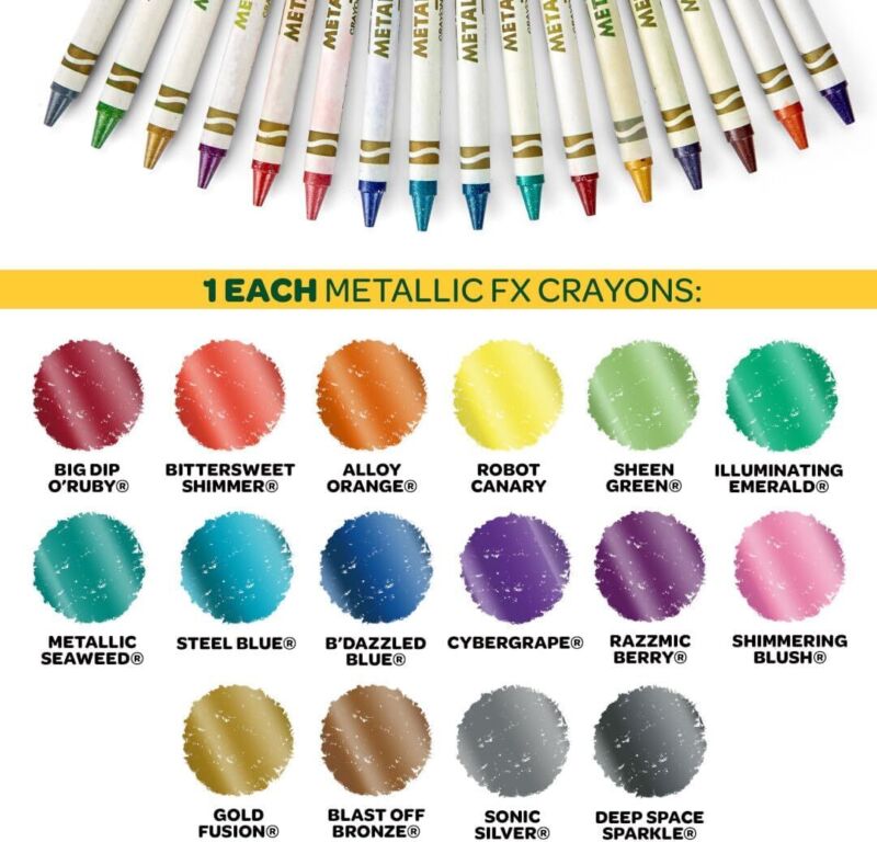 Crayola Ultimate Crayon Box Collection (152ct), Bulk Kids Crayon Caddy, Classic & Glitter Colors, Coloring Book Supplies, Gift for Kids : Toys & Games