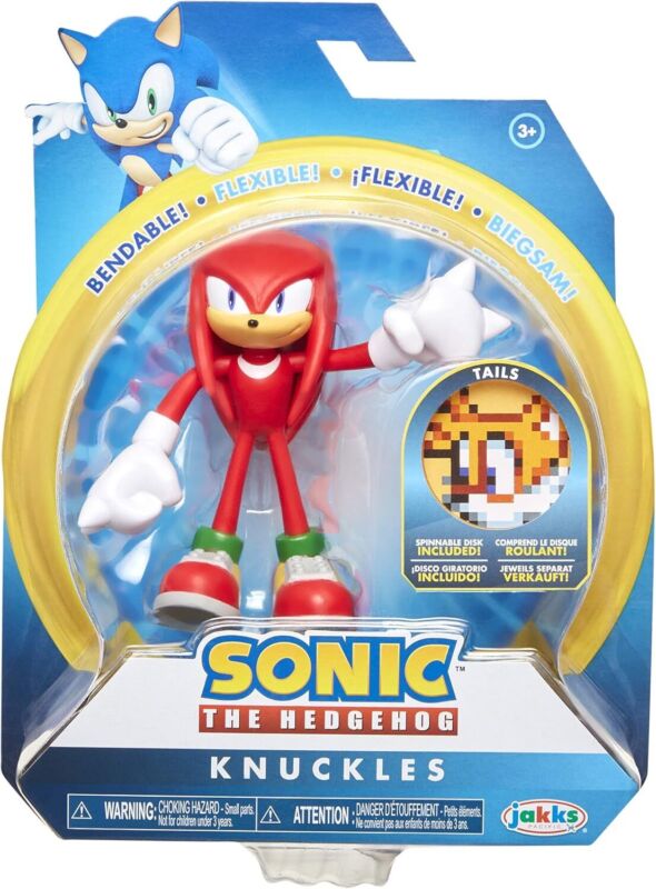 Sonic The Hedgehog 4" Knuckles Action Figure : Everything Else