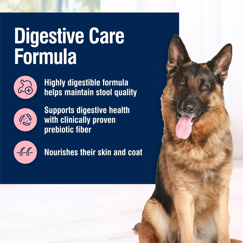 Blue Buffalo True Solutions Digestive Care Natural Dry Dog Food for Adult Dogs, Chicken, 4-lb. Bag