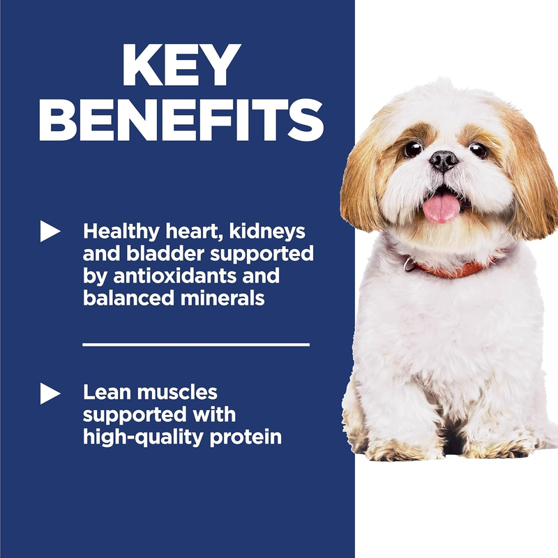 Hill's Science Diet Adult 7+, Senior Adult 7+ Premium Nutrition, Small Kibble, Dry Dog Food, Chicken, Brown Rice, & Barley, 5 lb Bag : Pet Supplies