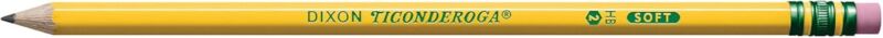 Ticonderoga Wood-Cased Pencils, Pre-Sharpened, 2 HB Soft, Yellow, 72 Count : Office Products