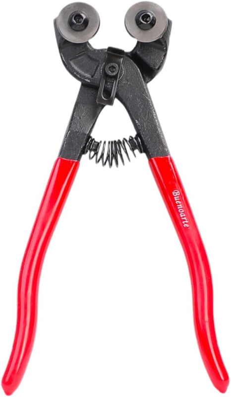 Glass Tile Nippers - Heavy Duty Wheeled Glass Mosaic Nipper & Hd Ceramic Tile Nipper, Tile Cutter Pliers Soft-grip Handle - Shapping Plier, Nipper Cutting Tools (8 Inch Wheeled Glass Mosaic Nipper) - Amazon.com