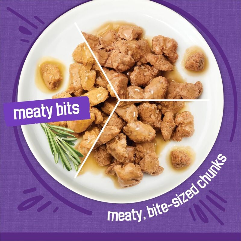 Purina Friskies Gravy Wet Cat Food Variety Pack, Meaty Bits - (24) 5.5 Oz.