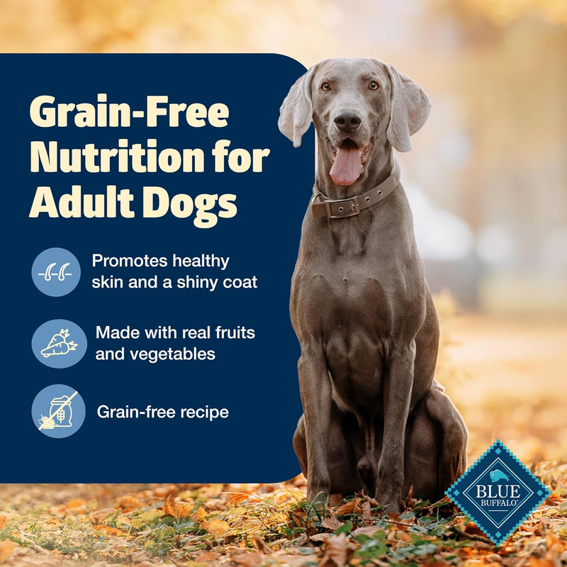 Blue Buffalo Wilderness Trail Treats Crunchy Dog Biscuits Grain-Free and High-Protein Dog Treats, Turkey Recipe 36-oz Box