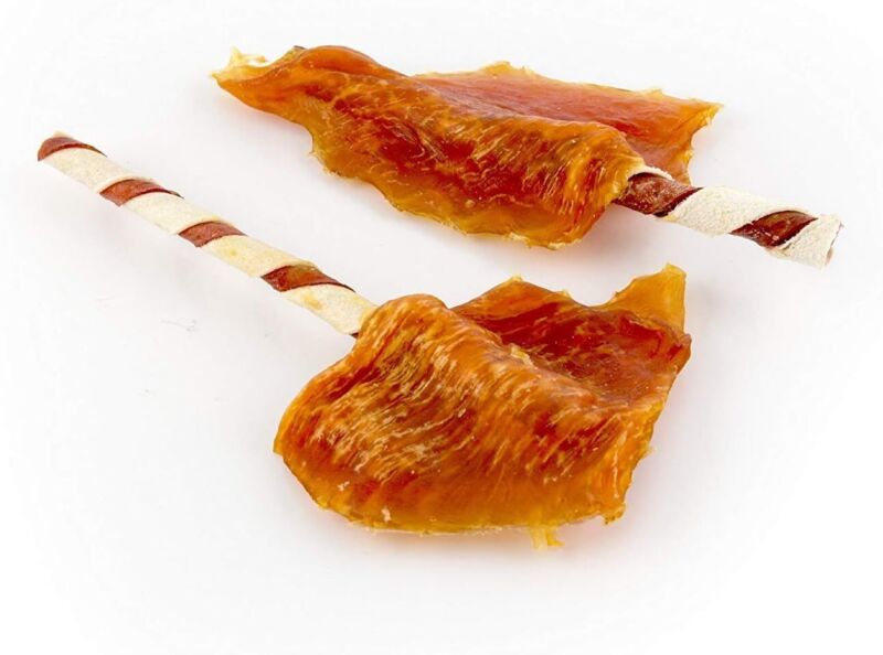 Good ‘n’ Fun Triple Flavor Wings Chews for All Dogs, 8 Ounces, Treat Your Dog to Long-Lasting Chews Made with Chicken, Beef Hide and Pork Hide