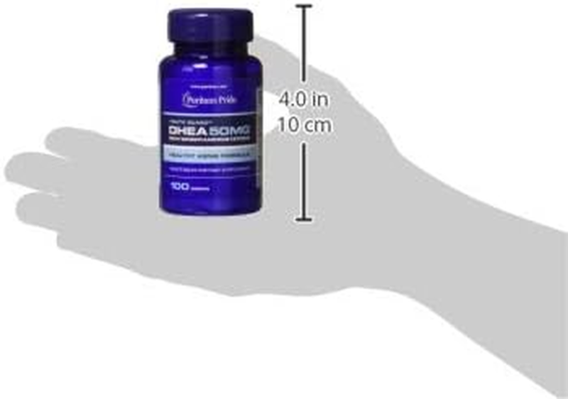 Puritan's Pride Youth Guard™ DHEA for Women and Men 50mg, Dietary Supplement forHealthy Aging, 3 Month Supply, 100 Tablets : Health & Household