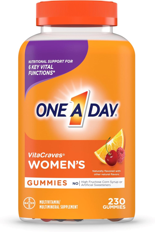 One A Day Women’s Multivitamin Gummies, Supplement with Vitamin A,C,D,E  230ct
