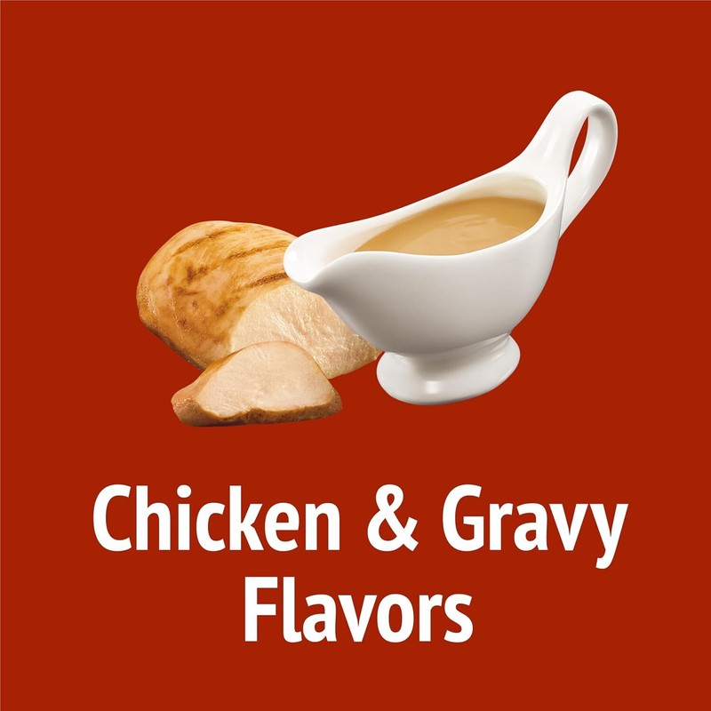 Purina Friskies Cat Treats, Party Mix Gravy-licious Crunch Chicken (6)x 6 oz