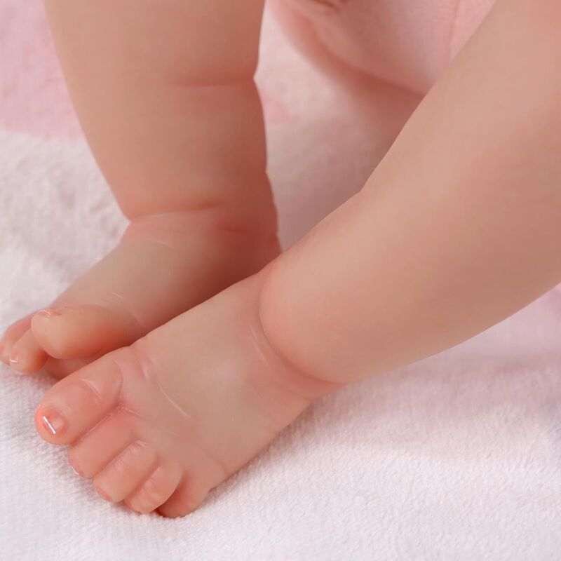 BABESIDE Reborn Baby Dolls Sunny - 17Inch Cute Soft Vinyl Realistic Baby Doll Poseable Smiling Real Life Baby Dolls with Complete Accessories for 3+ Years Old Gifts : Toys & Games
