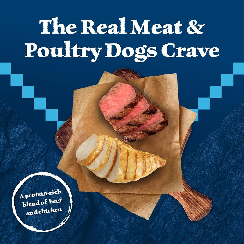 Blue Buffalo Wilderness Adult Wet Dog Food, High-Protein & Grain-Free, Made with Natural Ingredients, Beef & Chicken Grill, 12.5-oz. Cans, 12 Count: Pet Supplies: Amazon.com