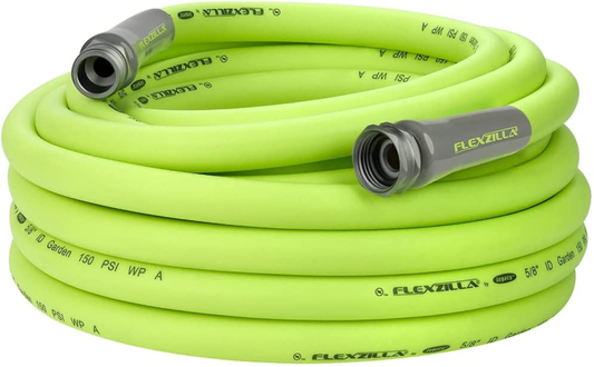 Flexzilla Garden Hose 5/8 in. x 50 ft, Heavy Duty, Lightweight, Durable, ZillaGreen - HFZG550YW-E : Air Tool Hose Reels : Patio, Lawn & Garden