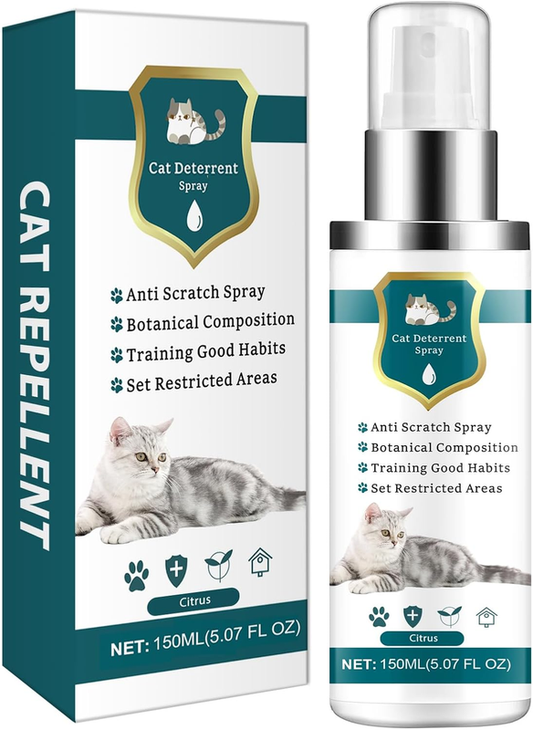 Acctndok Enhanced Cat Deterrent Spray, Natural Safe Cat Repellent Indoor and Outdoor, Effective Cat Scratch Deterrent Training Aid for Furniture, Sofas, Rugs, Curtain Protection (Citrus) : Pet Supplies